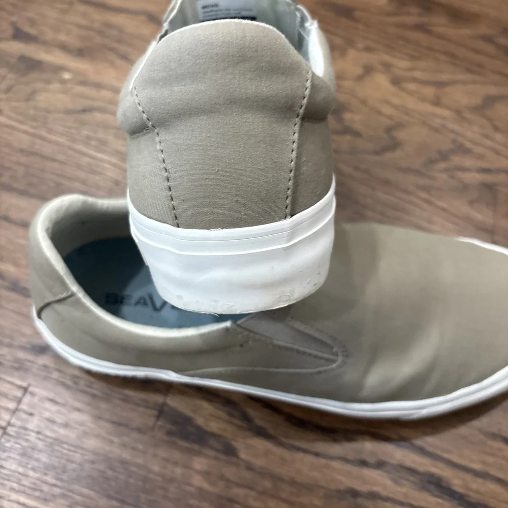 seavees mens 10, Tan Deck Shoe, Slip On